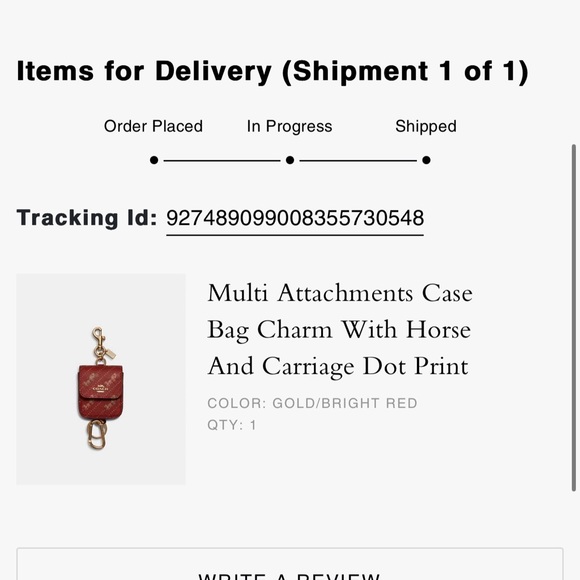 Coach Horse and Carriage Dot Print Bag Charm - Picture 7 of 8